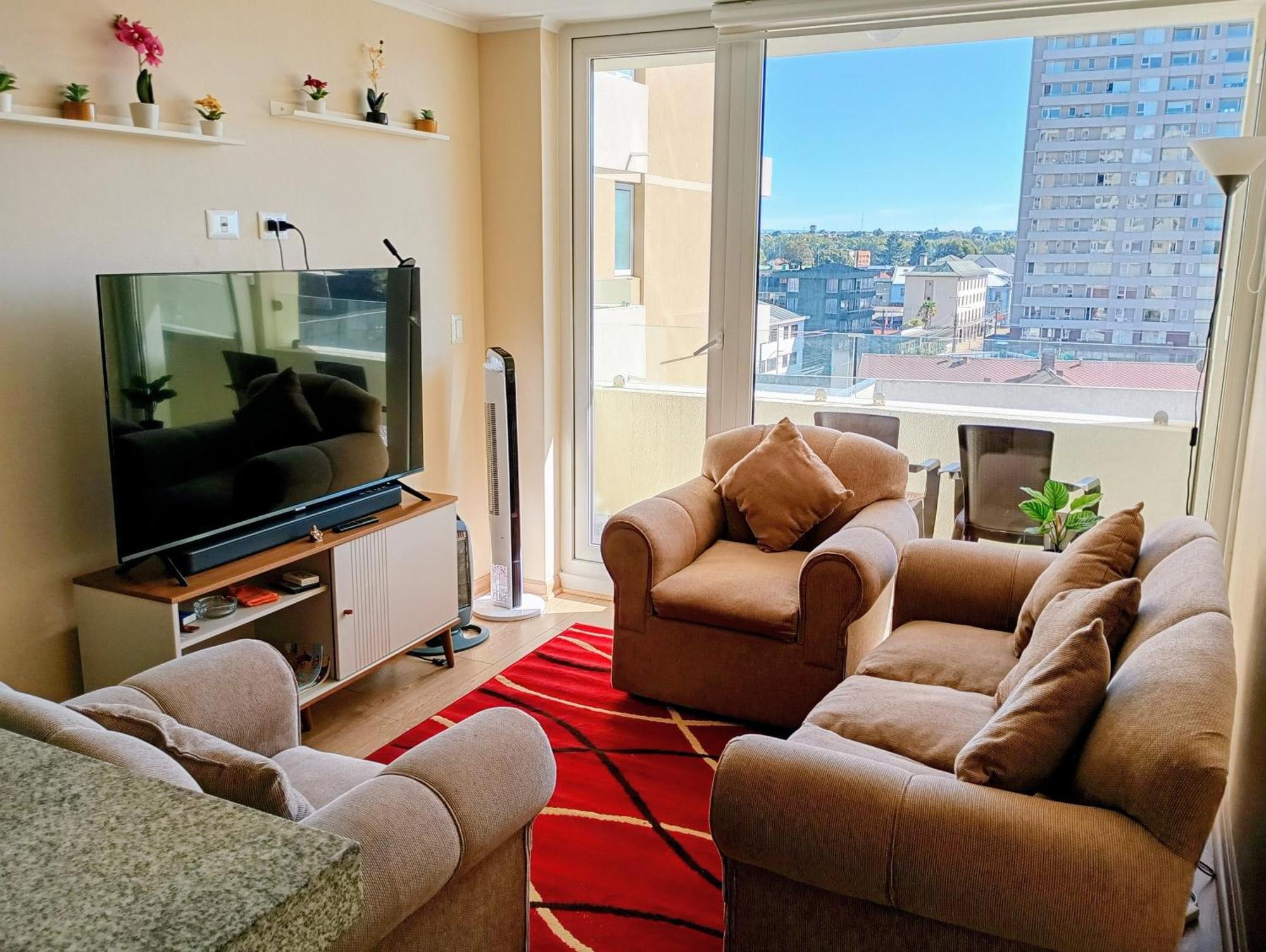 Arriendo 1 Departamento Diario Amoblado En Pleno Centro De Full Electrico Y Estacionamiento, Comodidad Y Seguridad * Osorno